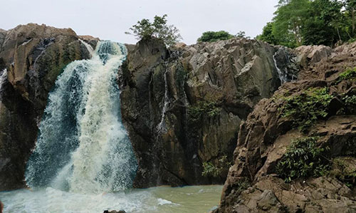 Waterfall near Sanaghagara Nature Camp